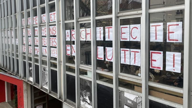 Le campus de l’Ensa Paris La Villette vit au rythme de la mobilisation des étudiants. 