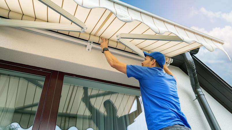 Le conflit portait sur la remise en place d’un auvent d’un copropriétaire après des travaux dans l’immeuble (photo d’illustration).