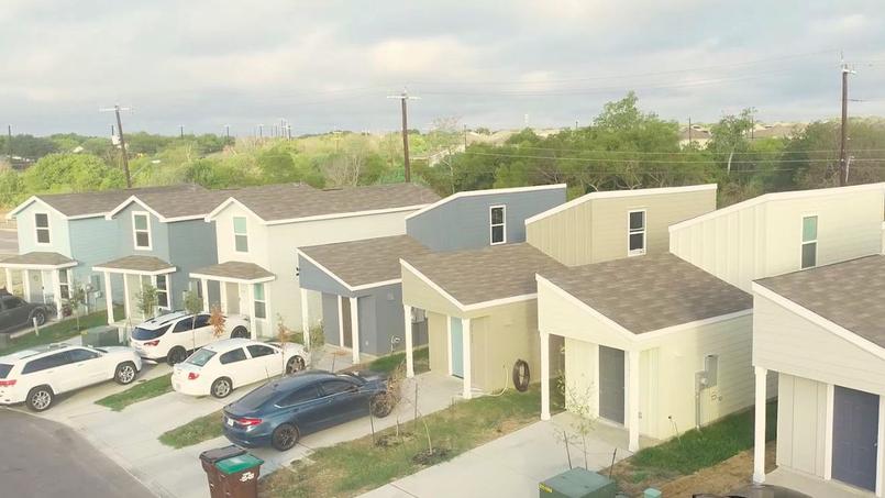 Vue d’un lotissement du quartier d’Elm Trails, à San Antonio (Texas).
