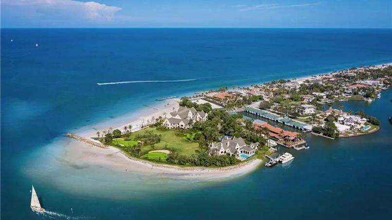 La demeure Gordon Pointe en Floride risque à 69% d’être inondée au cours des 15 prochaines années et à 96% dans les 30 prochaines années.