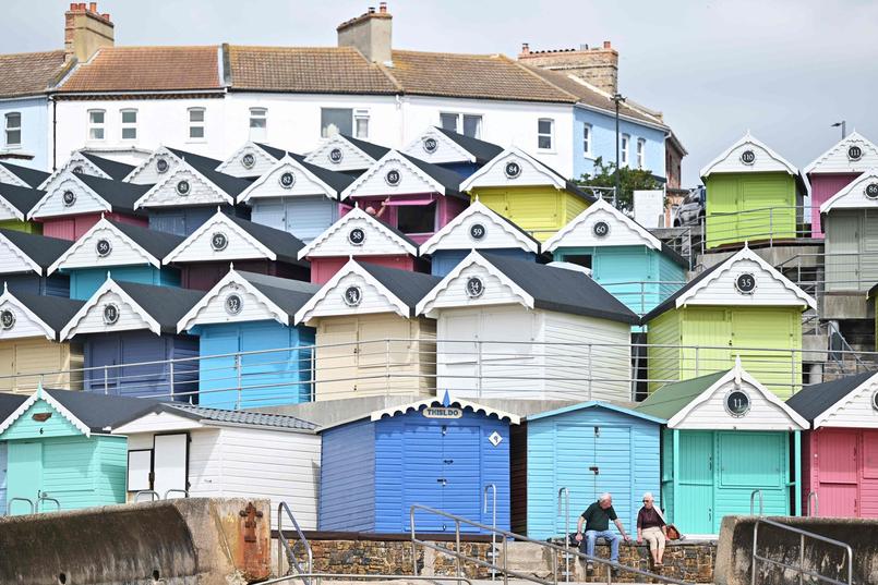 Le marché de la cabine de plage s'envole en Angleterre