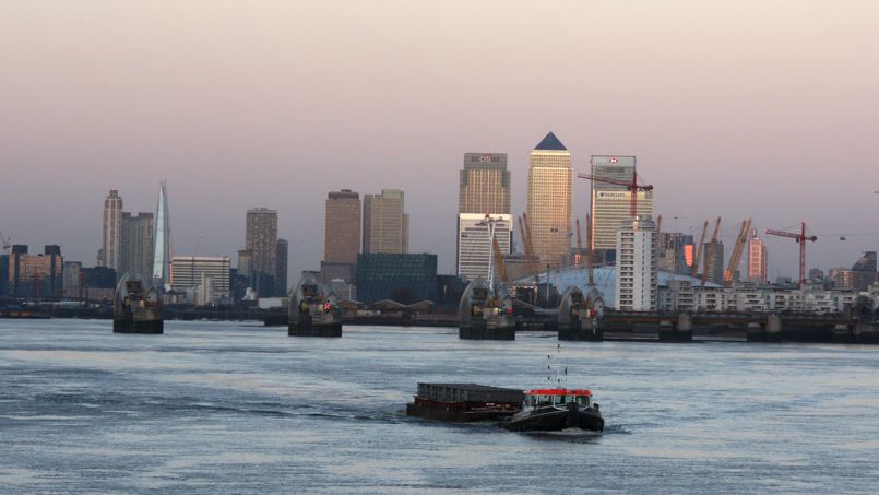 Canary Wharf, avec ses gratte-ciel aux couleurs des géants de la finance mondiale comme Barclays ou Citigroup, est un symbole de la domination de Londres sur la finance européenne. Crédit: Russel Boyce/Reuters