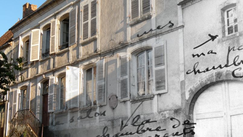 Pour restaurer la demeure de Colette à Saint-Sauveur-en Puisaye (ici un photomontage reprenant des annotation de l’écrivain), il faut encore rassembler près de 300.000 euros. Crédit: Maison de Colette.