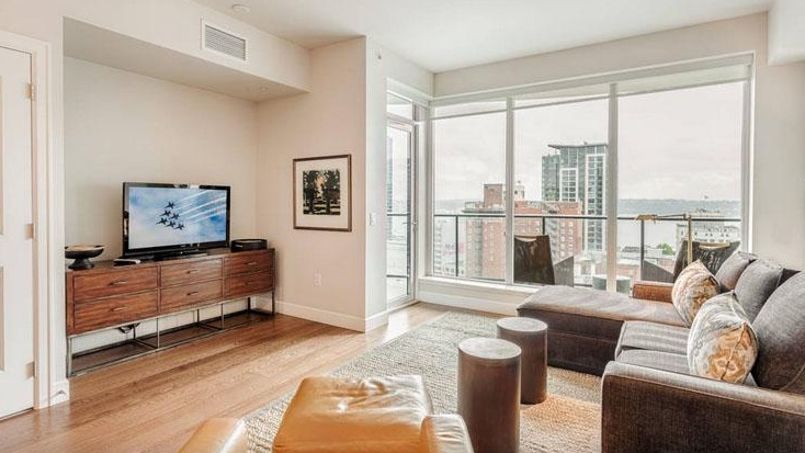 L’appartement de Christian Grey, à Seattle. Crédit: Airbnb.