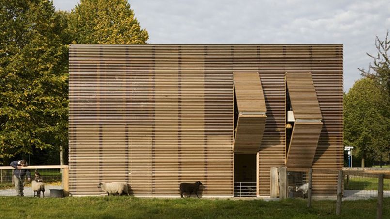 La ferme pédagogique d’Almere, aux Pays-Bas. Crédit: 70F Architecture