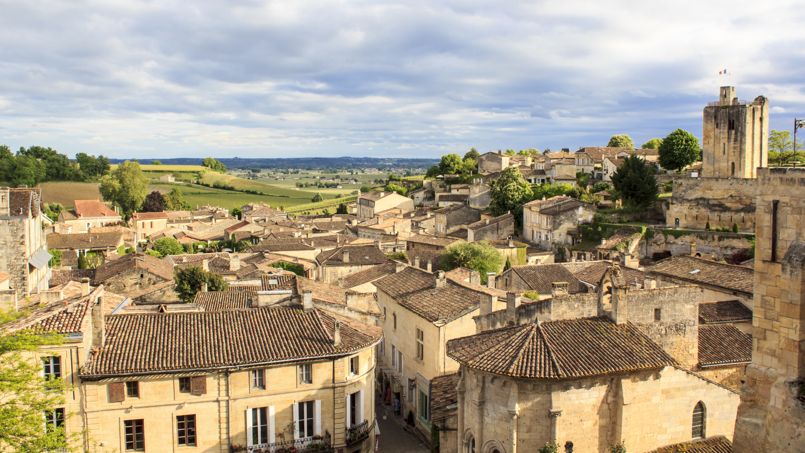 C’est en région Aquitaine que les prix ont le plus baissé en 2015 (ici, Saint-Emilion).