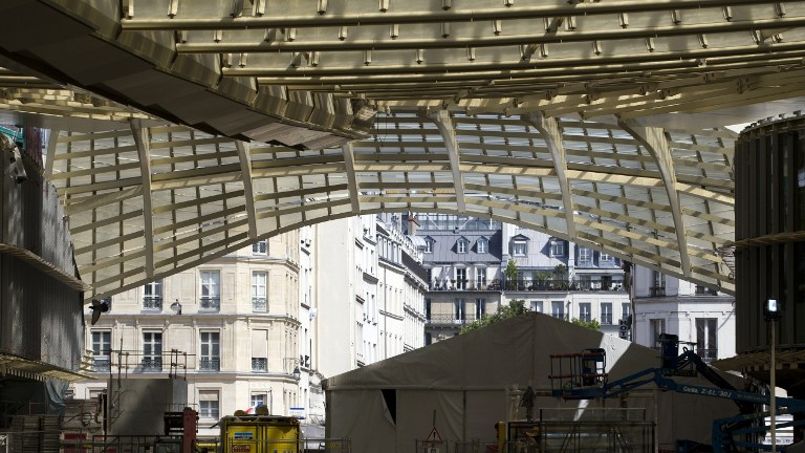 La canopée des Halles sera livrée cette année.