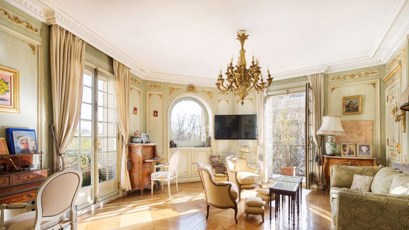 Appartement de 200m², en vente dans le 8e arrondissement de Paris pour 4,4 M€. Crédit: Christie’s international real estate.