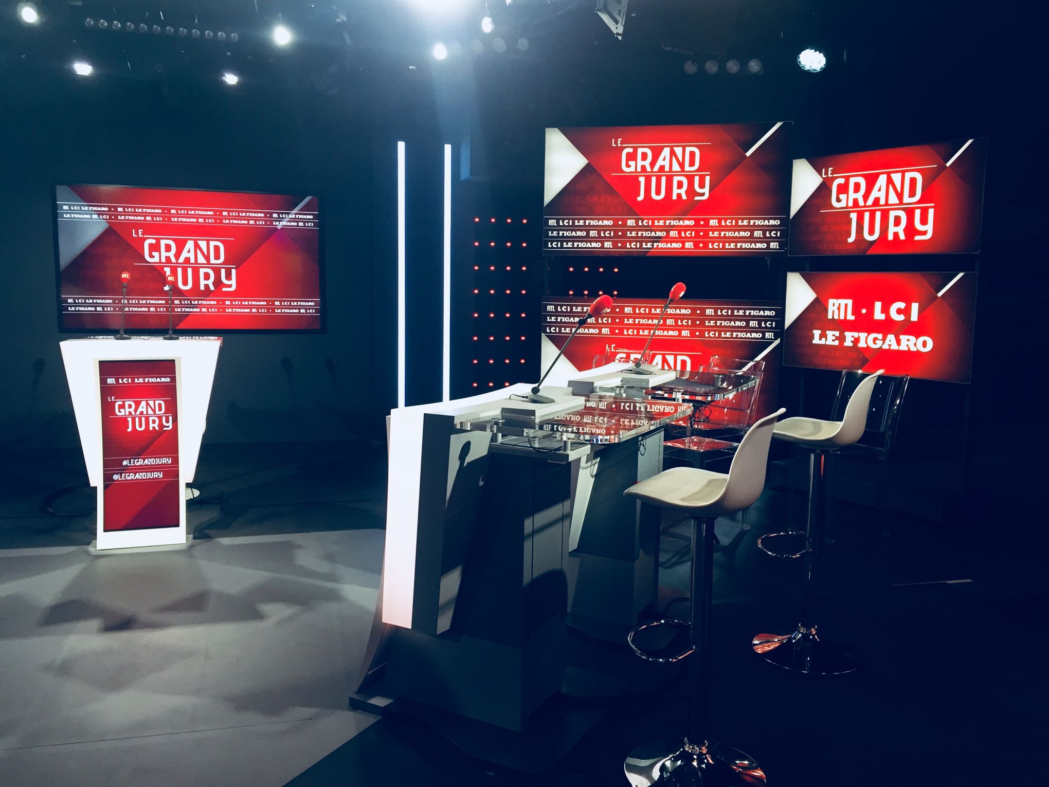 Rtl A Neuilly Sur Seine Decouvrez Le Nouveau Studio Du Grand Jury