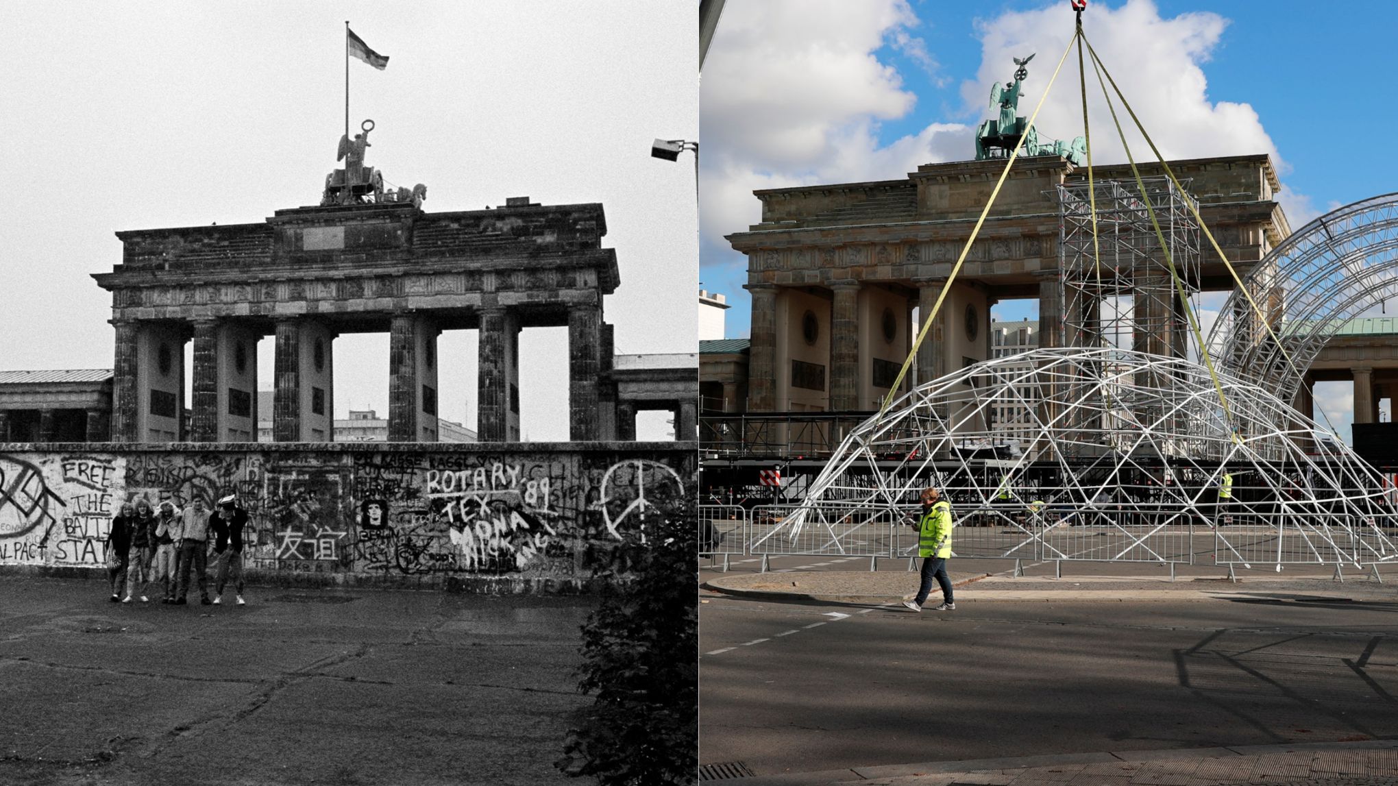 Berlin Avant Et Après La Chute Du Mur 30 Ans Après
