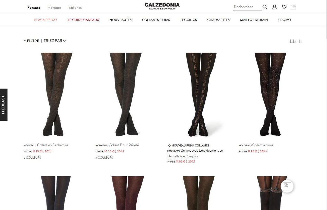 collants chaussettes calzedonia