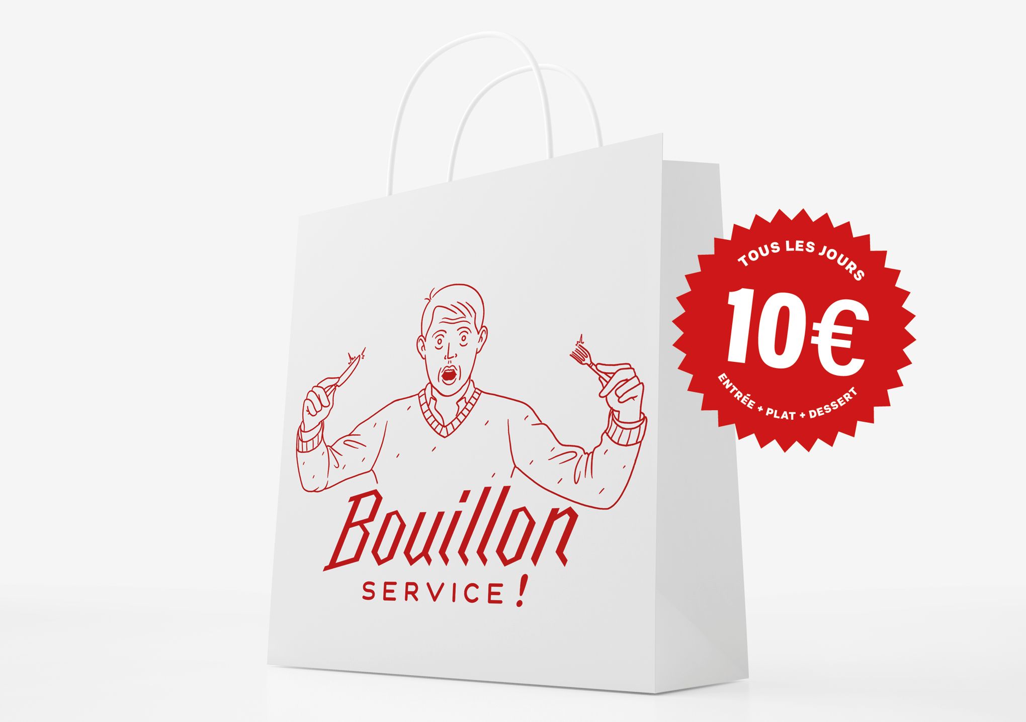 Un menu à emporter pour 10 € au Bouillon Pigalle à Paris