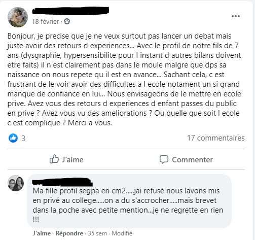 Ces Parents Decus Par Le Manque De Soutien De L Ecole Publique
