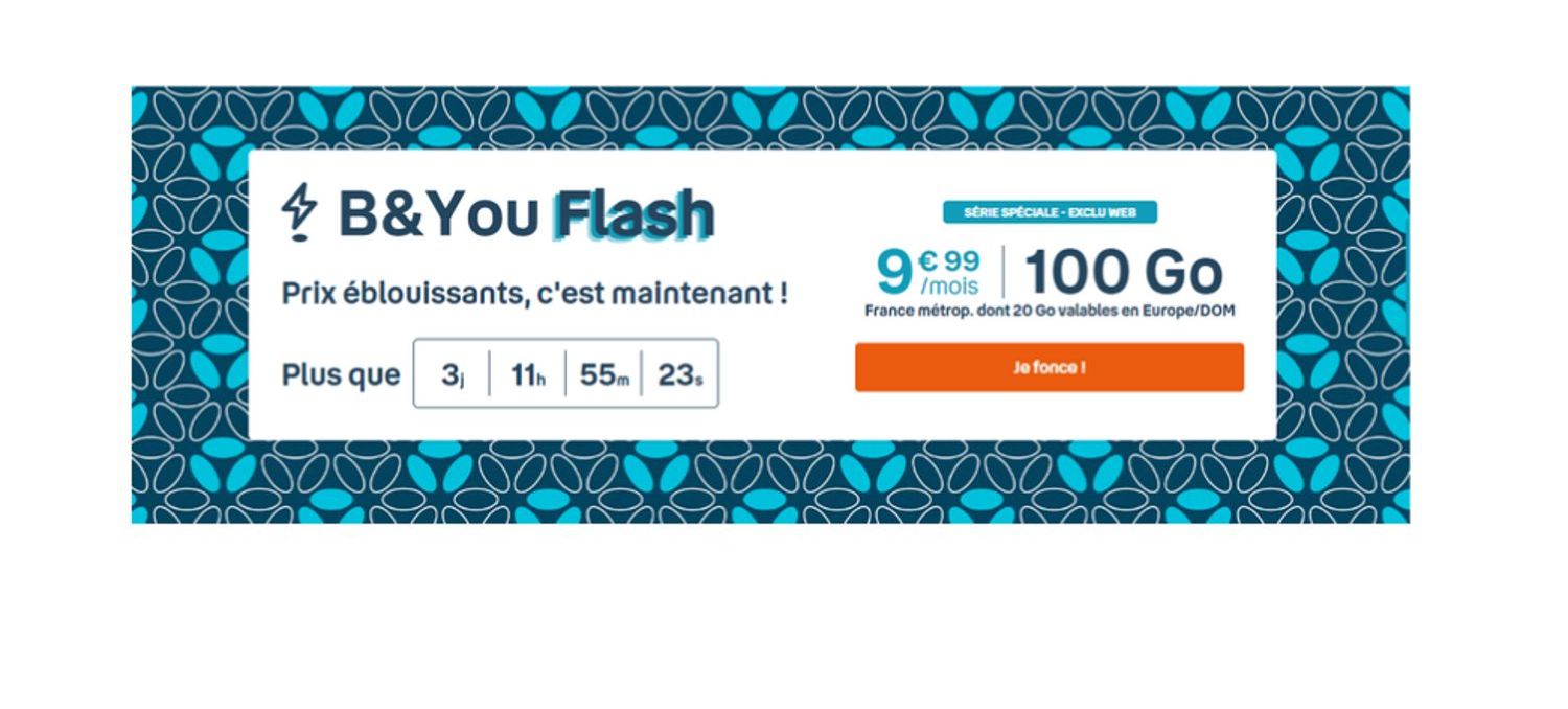Vente flash Bouygues Telecom : jusqu'à 200 € de remise immédiate