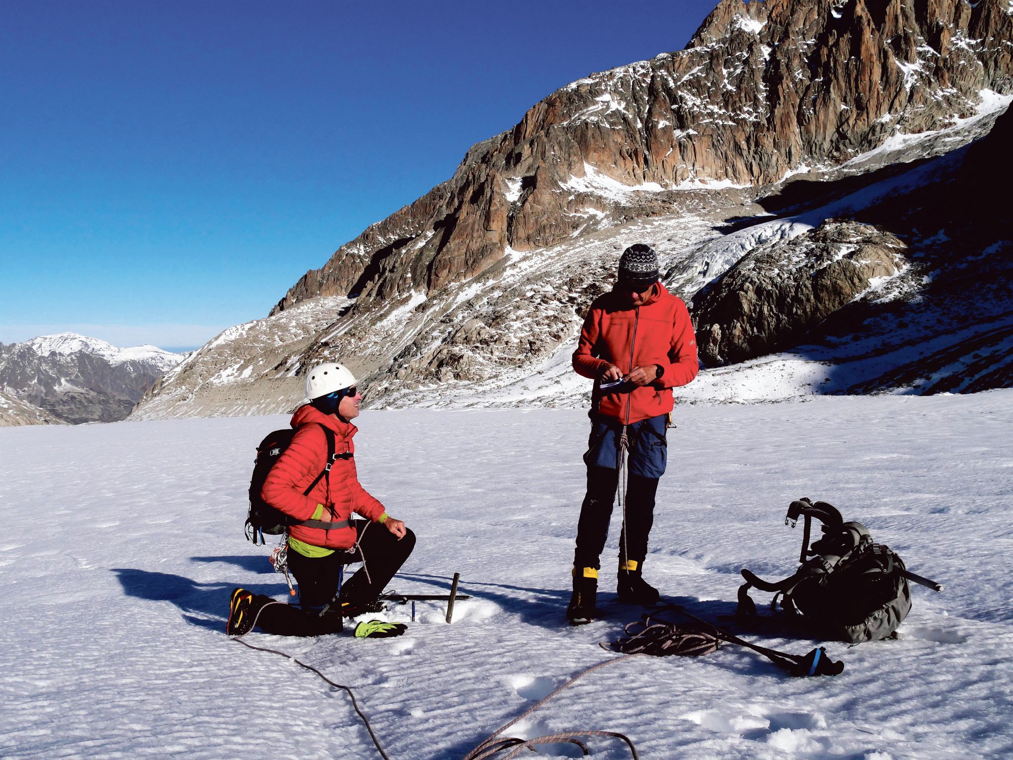 À Argentière, au sommet d’un glacier en sursis