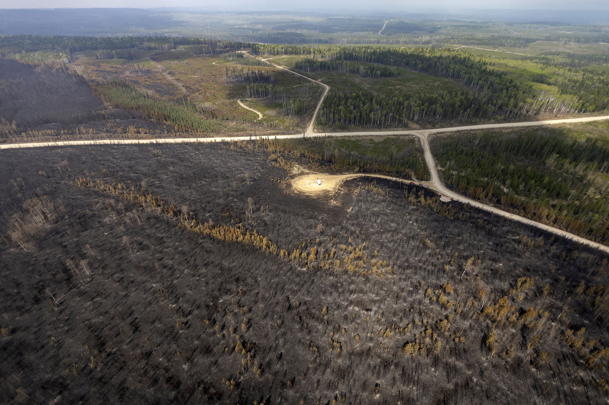 Des millions de barils de pétrole dans des zones de risques d'incendie, Feux en Alberta 2023