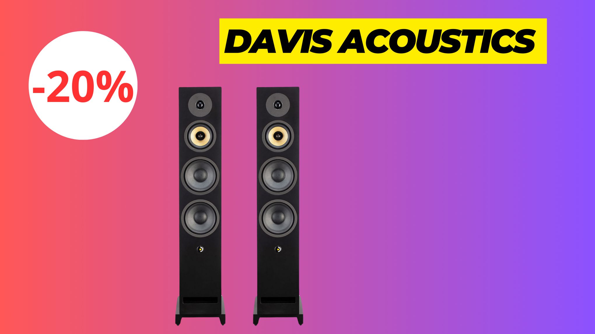 Marre de vos vieilles enceintes? Jetez-vous sur les Davis Acoustics en promo!