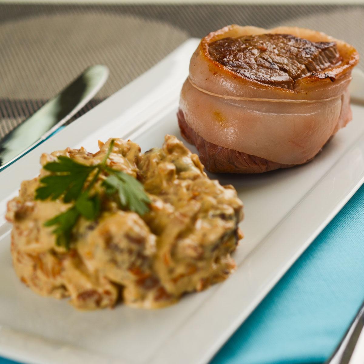 Recette tournedos à la forestière Cuisine / Madame Figaro