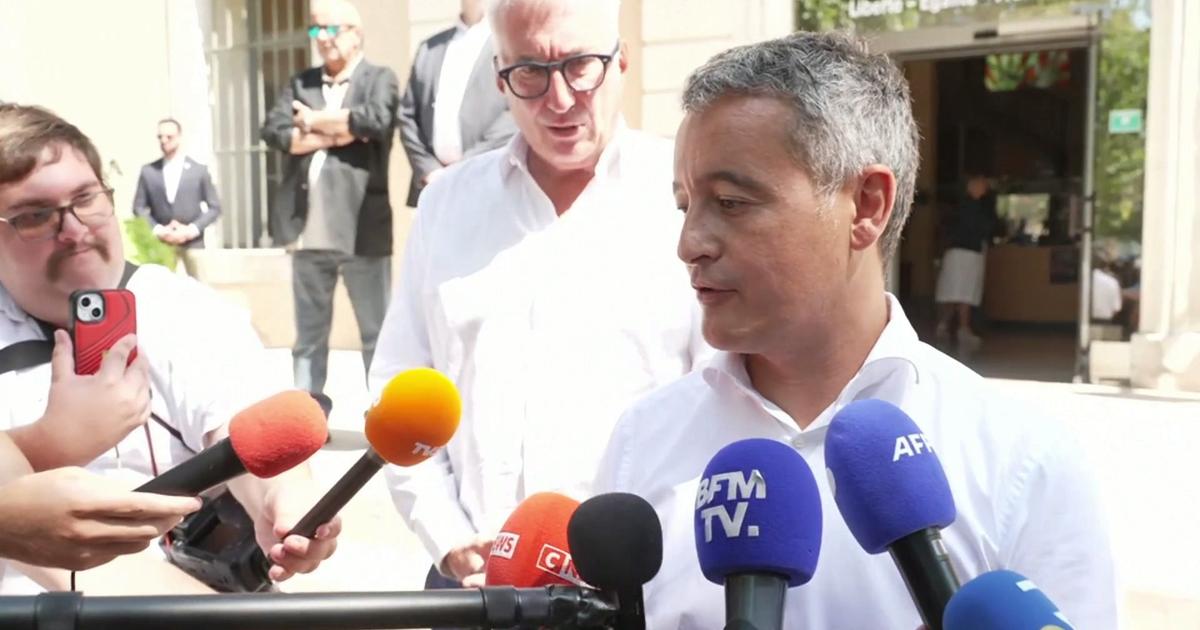 Gérald Darmanin exprime son soutien à Christophe Rivenq, maire d'Alès, menacé par la DZ Mafia