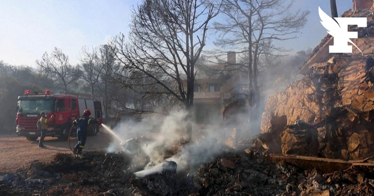 Grèce : l'incendie sur l'île de Salamine sous-contrôle après avoir fait deux victimes