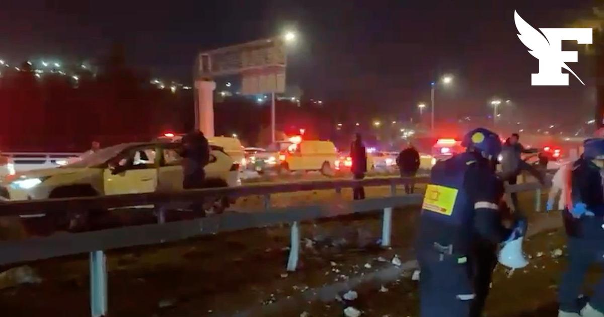 Les premiers secours israéliens déployés à Jérusalem après une salve de missiles iraniens