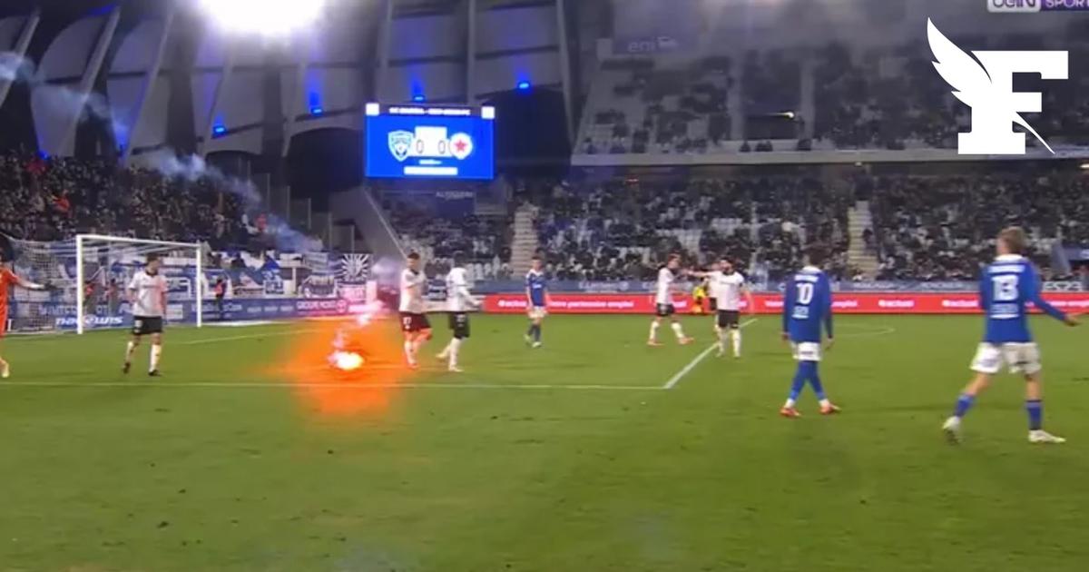 Le Sporting de Bastia dÃ©nonce un geste Â«inconscientÂ», suite au tir de fumigÃ¨ne sur la...