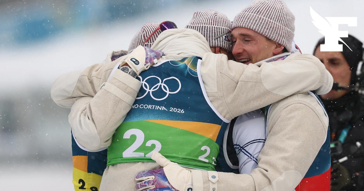 JO 2026: l'équipe de France décroche l’or sur le relais hommes du biathlon