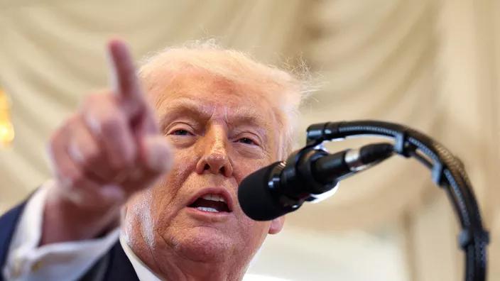 Suivez en direct la prise de parole de Donald Trump