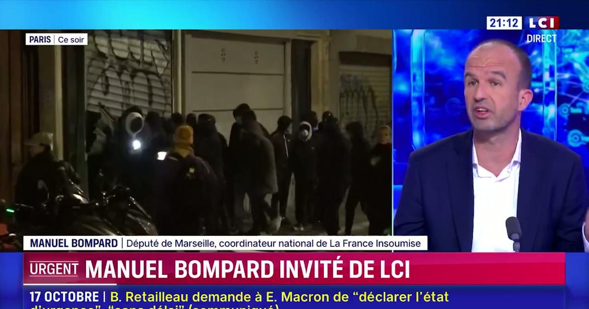 Manuel Bompard dénonce une allocution «absolument irresponsable» d'Emmanuel Macron après les violences du 17 octobre