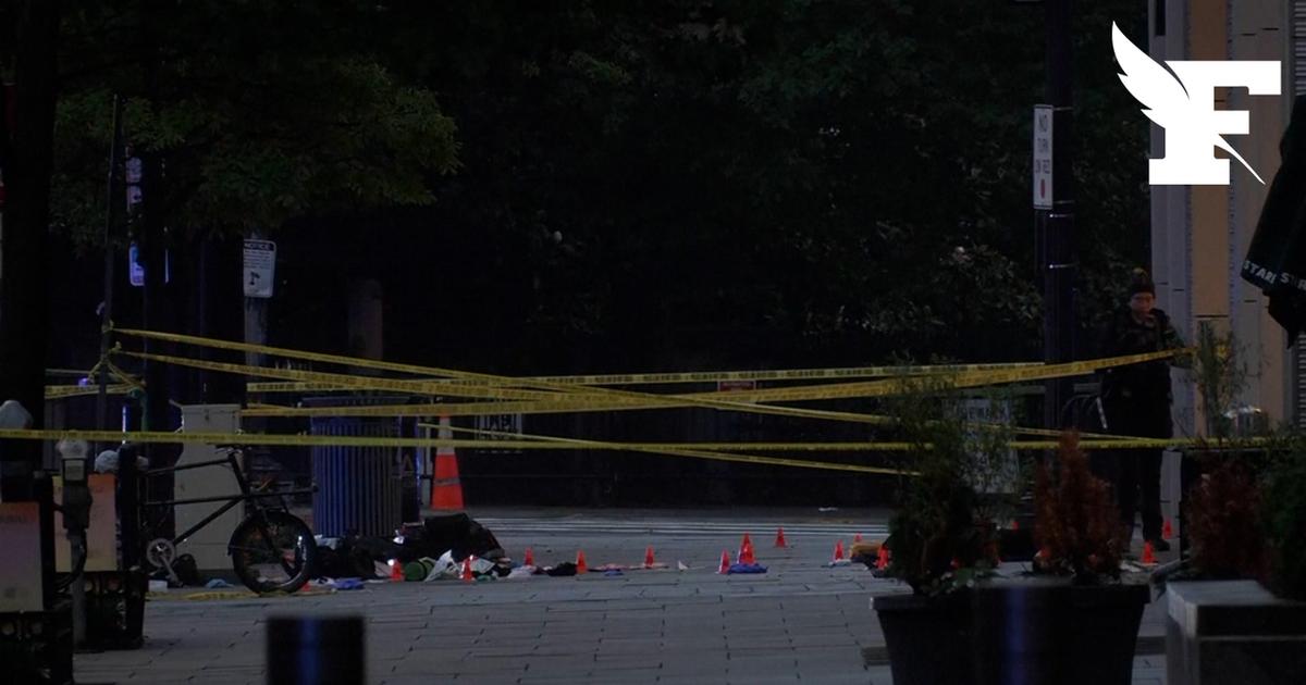 États-Unis: les images de la scène de crime barricadée après la fusillade près de la Maison Blanche
