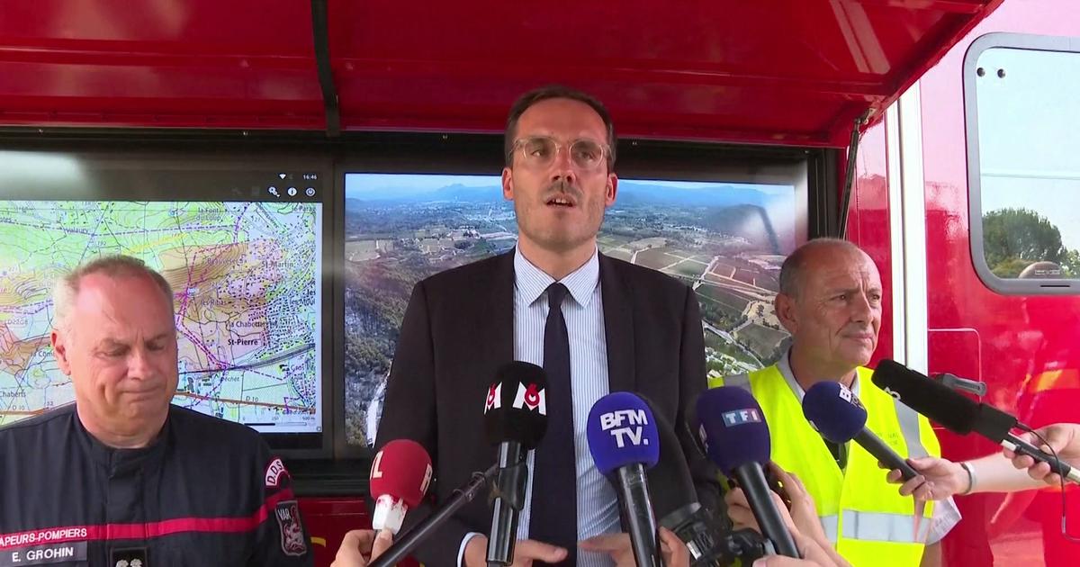 Incendies : «nous avons bon espoir de fixer le feu cette nuit» annonce Simon Babre, préfet du VAR