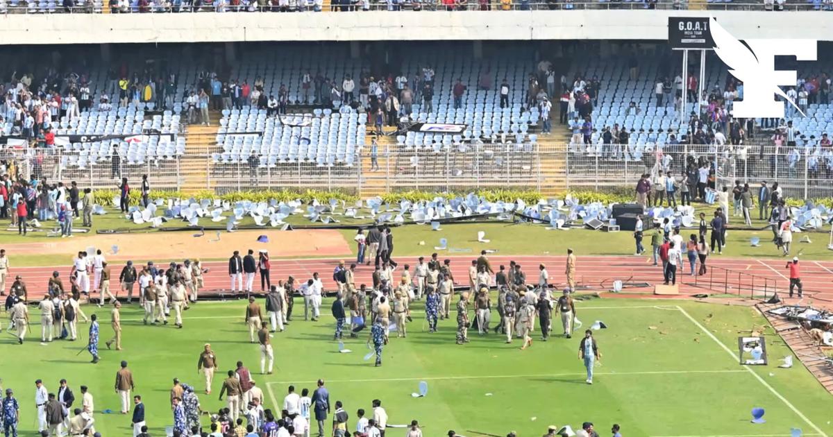 La venue de Lionel Messi en Inde provoque le chaos dans un stade