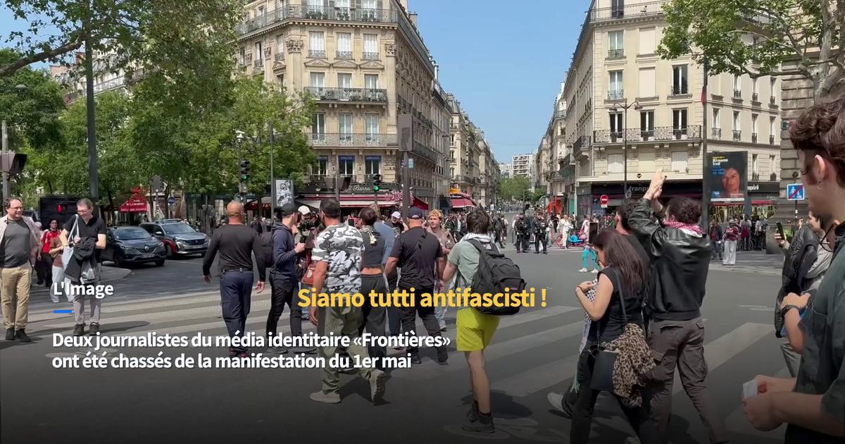 Manifestations du 1er mai: deux journalistes du média identitaire «Frontières» ont été chassés du cortège de Paris