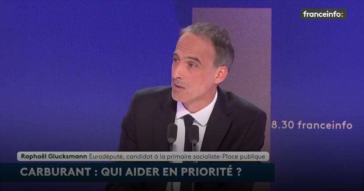 Prix du carburant: Raphaël Glucksmann estime que «le gouvernement français bloque les taxes pour ne pas heurter Monsieur Pouyanné»