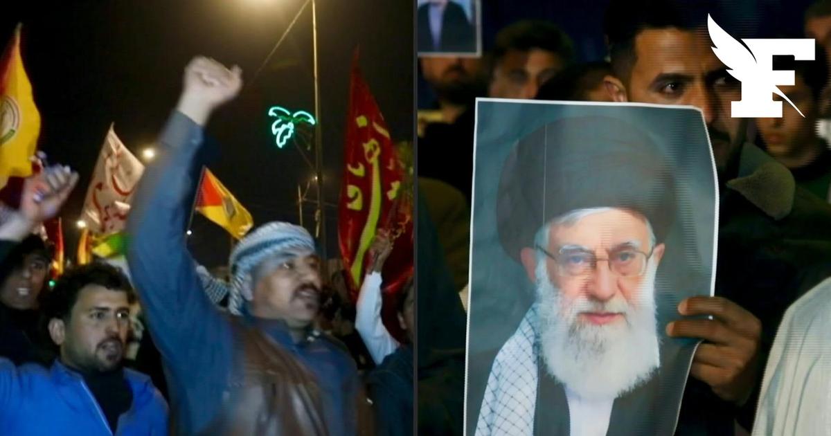 Les images des manifestations en l'Irak contre l'assassinat du guide suprême iranien