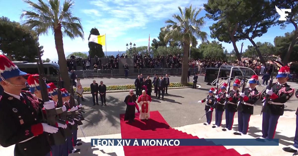 Visite du pape à Monaco: Léon XIV arrive à la cathédrale de l'Immaculée Conception