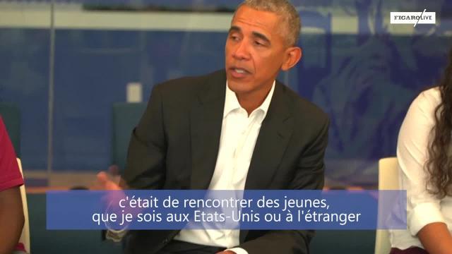 Barack Obama fait une visite surprise dans un lycée