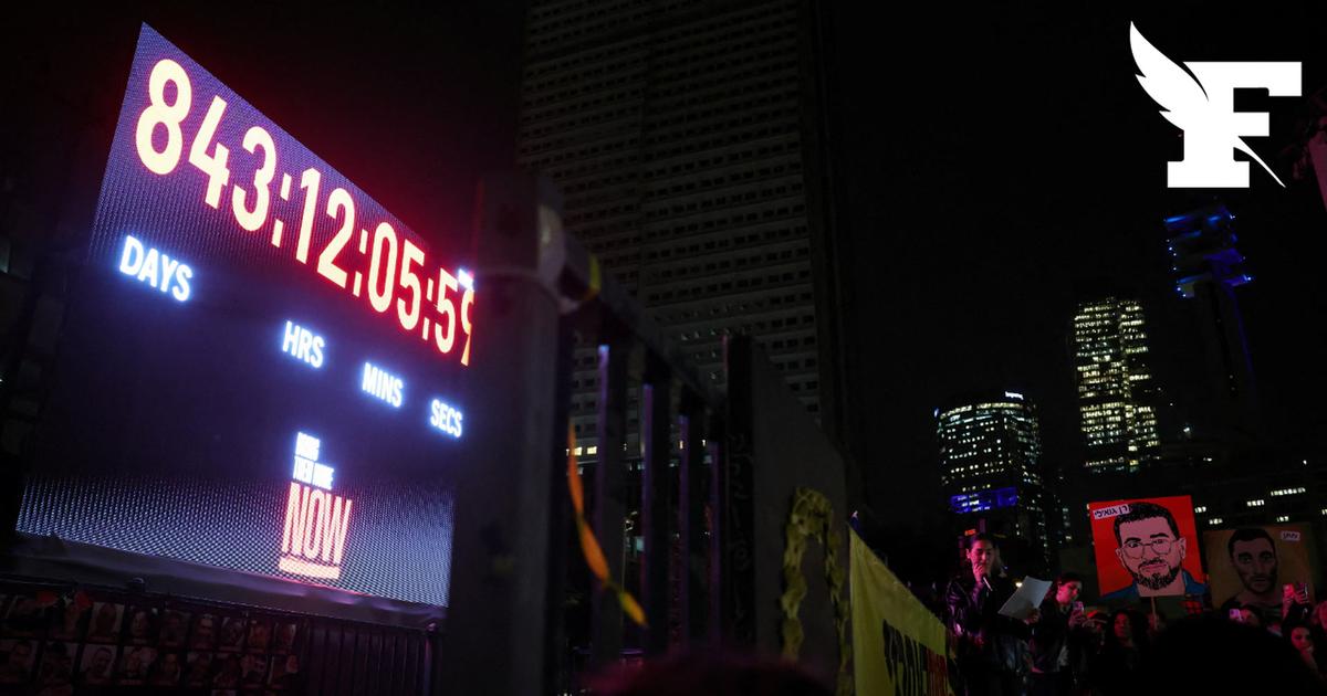 «Merci de ne pas avoir abandonné» : l’horloge de Tel-Aviv comptant les jours de détention des otages s’est arrêtée