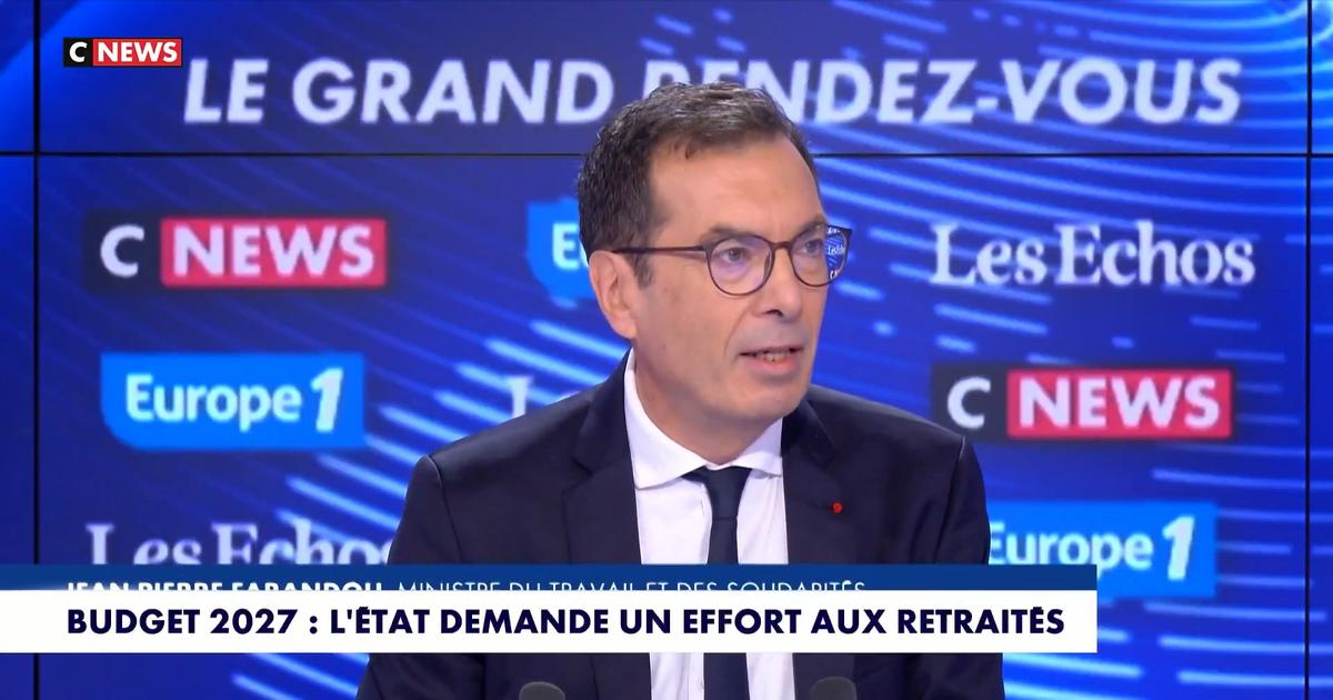 Budget: le ministre du Travail qu'il n'est «pas illogique de faire appel à un effort des retraités»