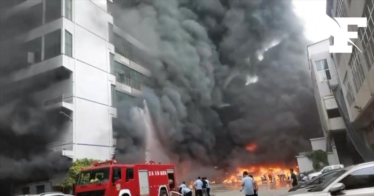 Chine: les images du terrible incendie qui a fait au moins 28 morts