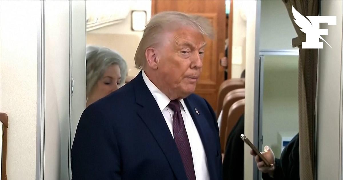 «Nous avons une flotte massive» en direction de l'Iran, prévient Donald Trump