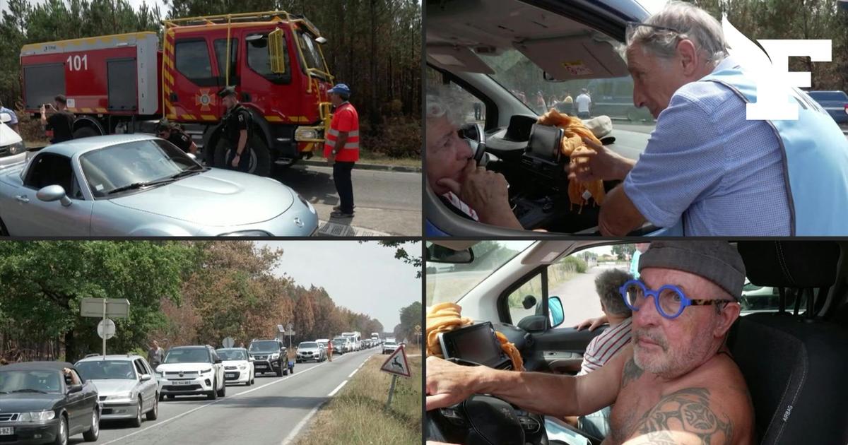 Les images du retour des habitants au Porge après le mégafeu en Gironde