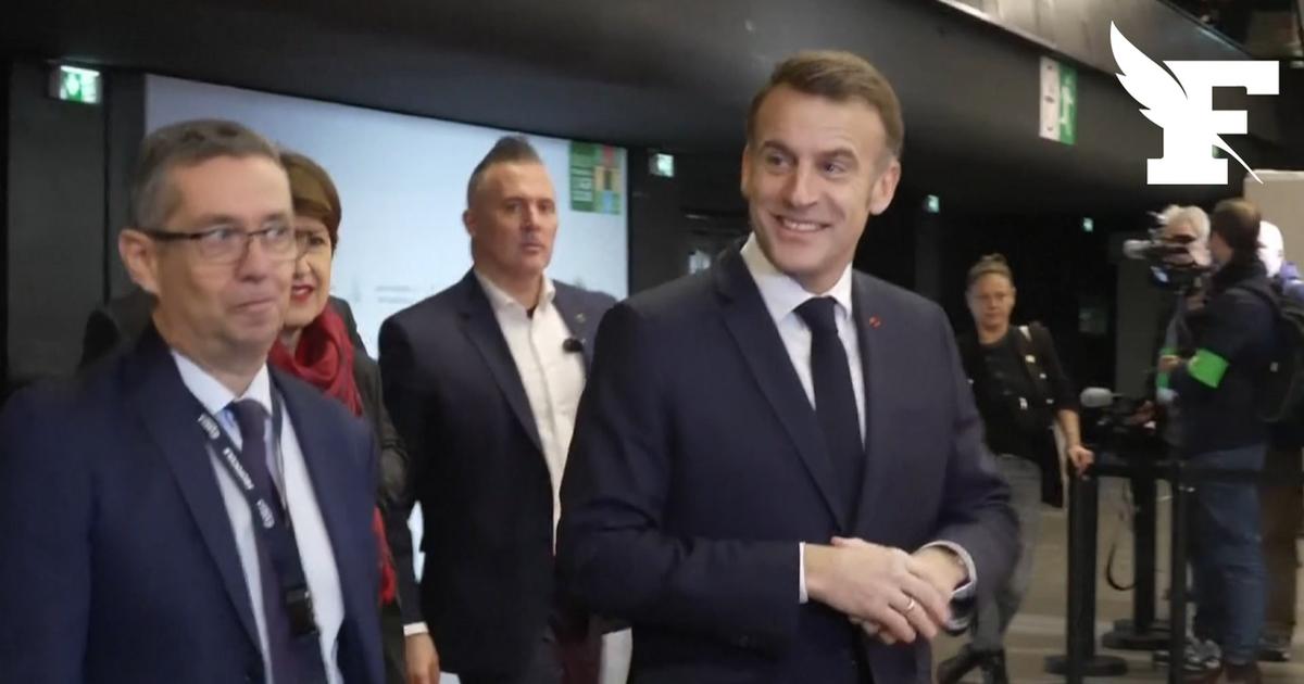 Emmanuel Macron arrive au Salon de l'Agriculture