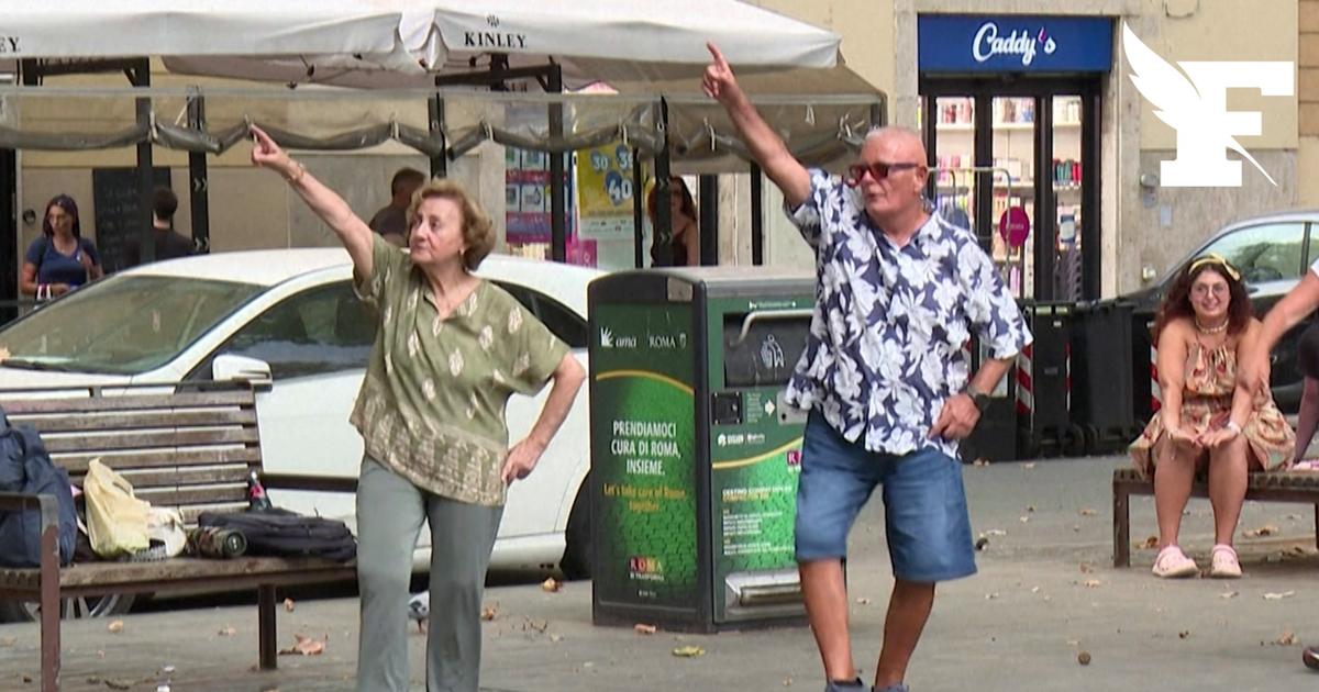 Italie : deux retraités font le buzz en dansant dans la rue et encouragent les seniors à bouger