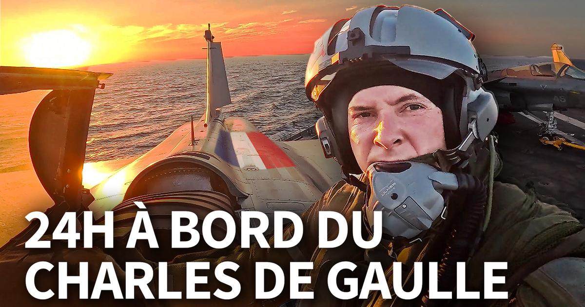 24h à bord du porte-avions Charles de Gaulle en mission