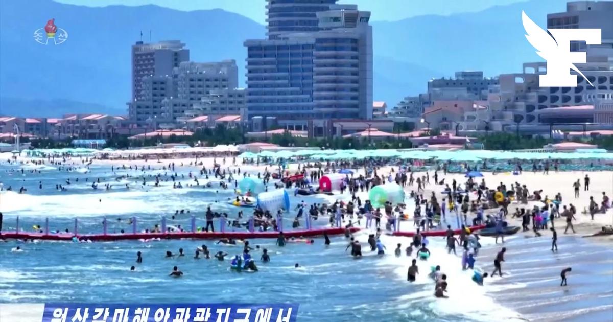 La télévision d’état nord-coréenne publie des rares images des habitants profitant des plages