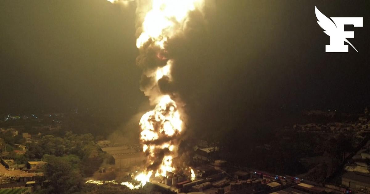 Brésil : les images de l'incendie d'une usine chimique près de São Paulo
