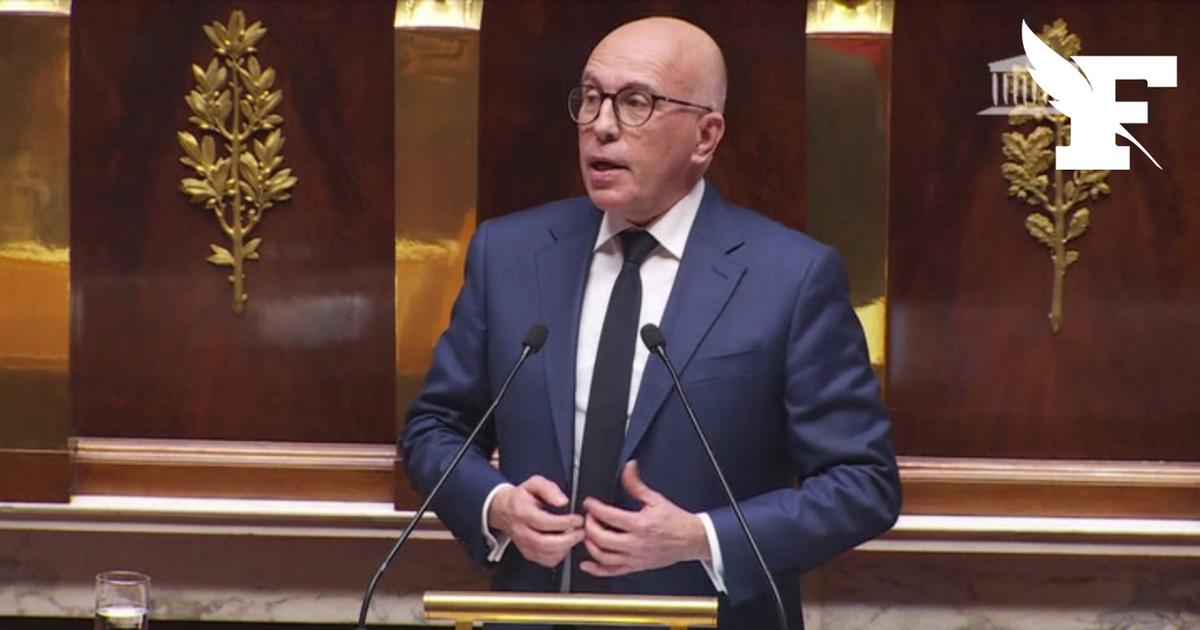 Motion de censure : Éric Ciotti fustige un budget «sans vision, sans courage et sans foi dans l’économie»