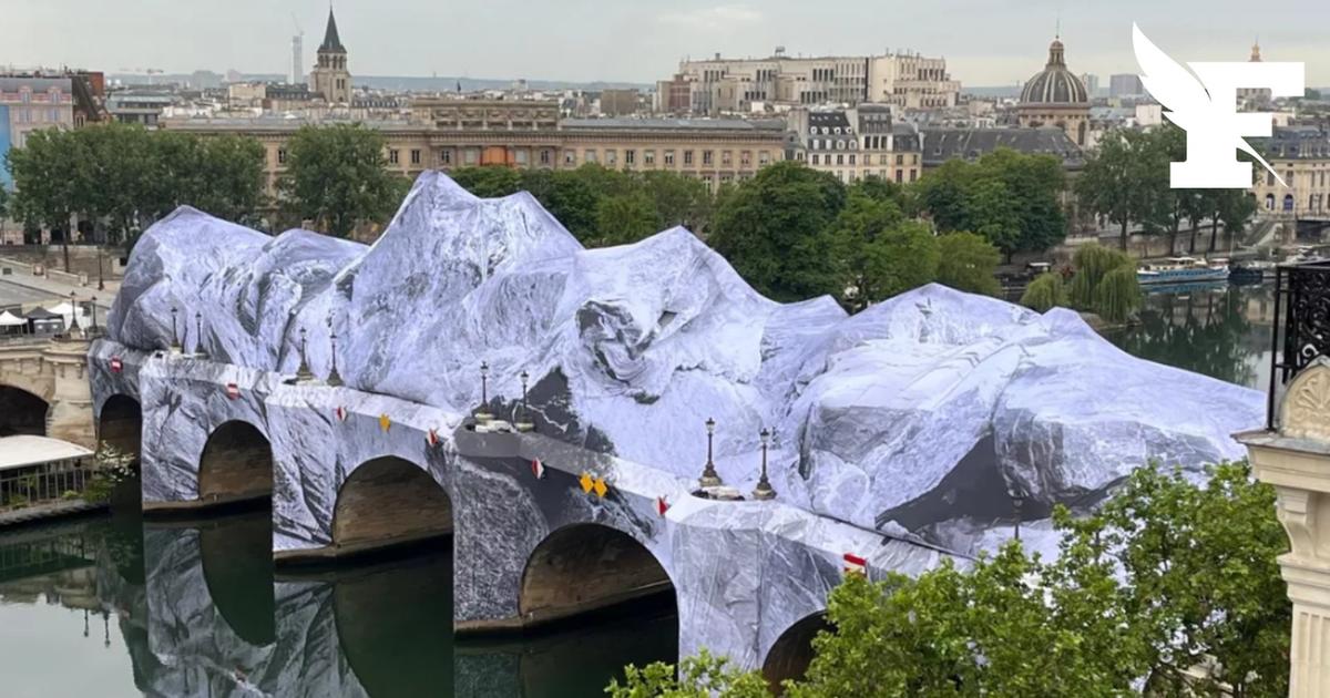 «Monumental»: les Parisiens se préparent à la métamorphose du Pont-Neuf en caverne par l'artiste JR