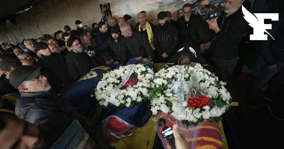 Liban: les images des funérailles de trois journalistes tués par une frappe israélienne